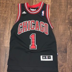 Retro D rose bulls jersey